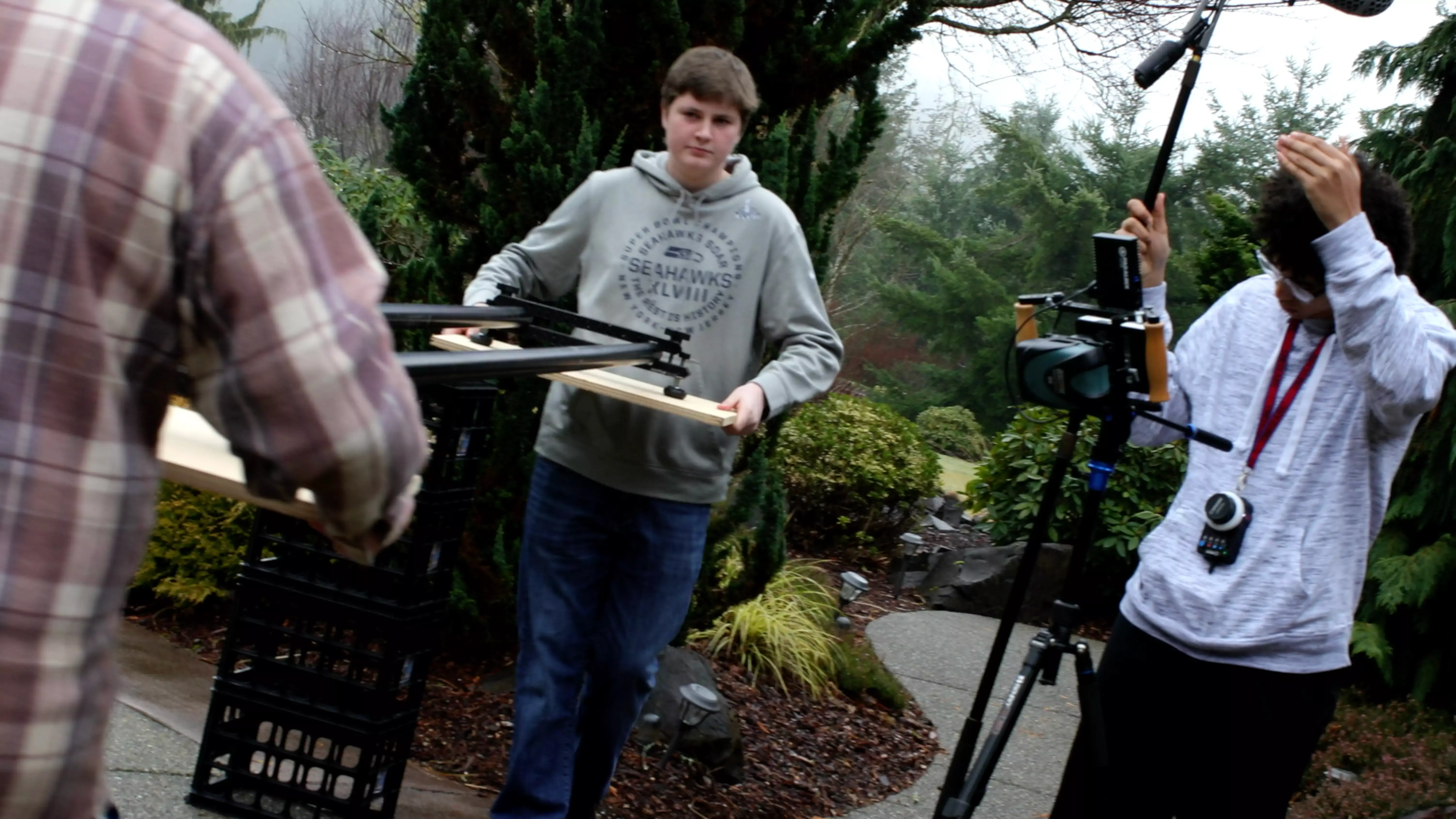 Still of John Erickson and Isiah Cole in 3WE: Behind the Scenes.